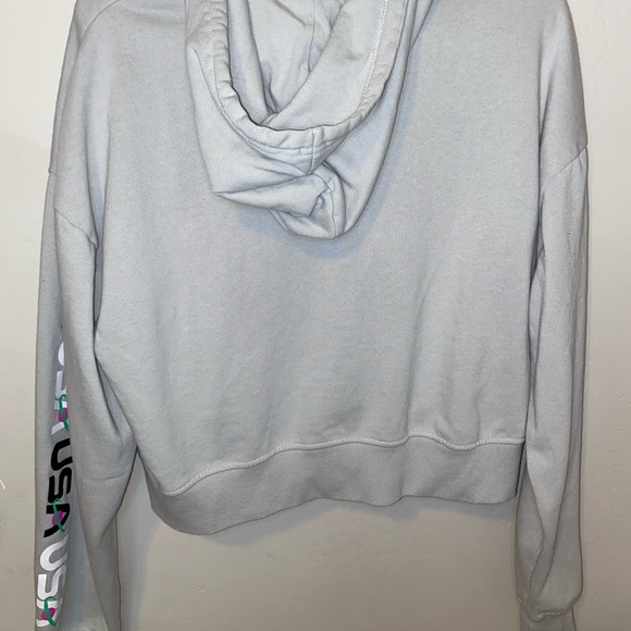 Hyper Space Cropped Hoodie, Tall Girl Friendly, One Size Fits All - Picture 2 of 3